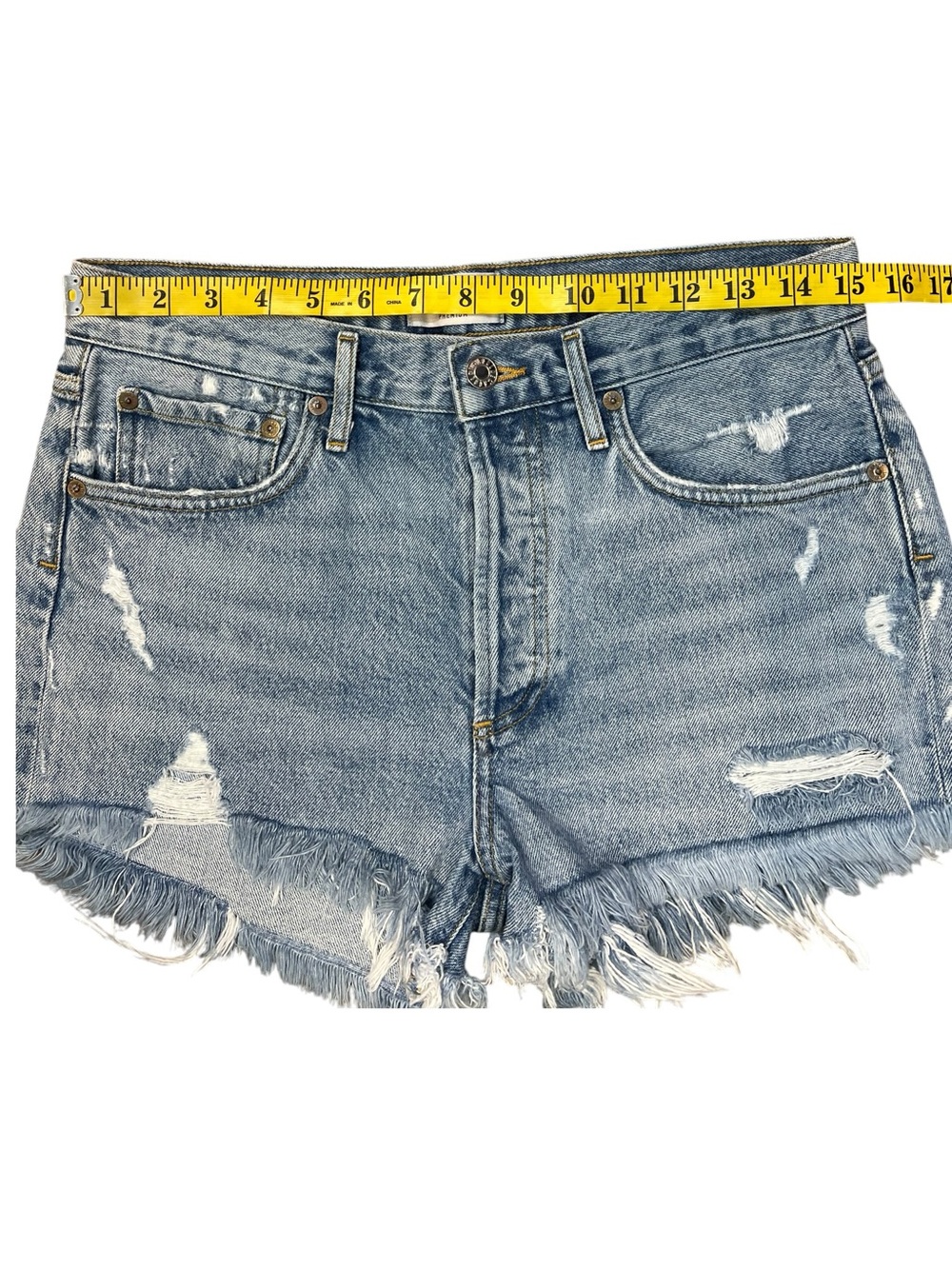 Agolde PARKER‎ VINTAGE CUT OFF SHORT IN SWAPMEET - Picture 13 of 16